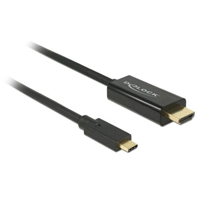 Gembird Delock 85290 adapter USB Type-C [M] do HDMI [M] Tryb alternatywny DP 4K 60Hz 1.0M 85290