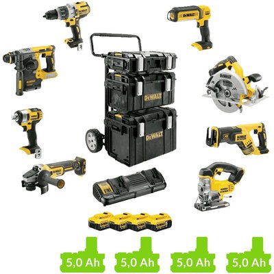 DeWALT Akumulatorowy zestaw Combo Pack Set 8 narzędzi
