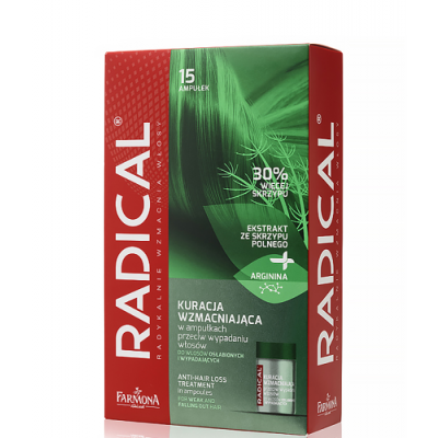 Radical Kuracja wzmacniająca w ampułkach przeciw wypadanu włosów 15x 5ml