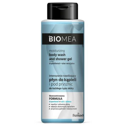 Farmona BIOMEA NAWILŻAJĄCY PŁYN DO KĄPIELI I POD PRYSZNIC 500 ML