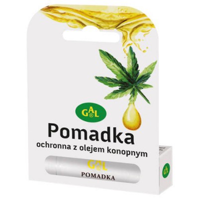 Gal Pomadka ochronna z olejem konopnym 43g Długi termin ważności!