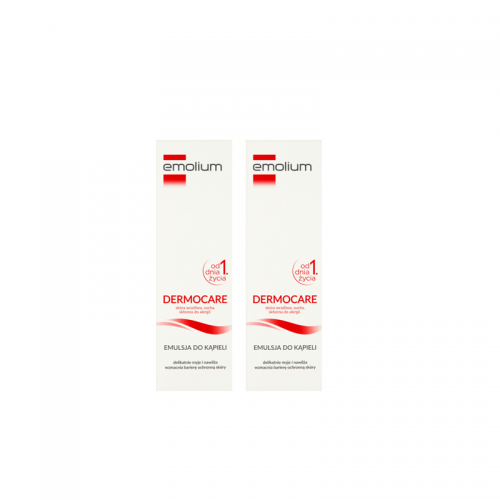 Emolium PERRIGO Zestaw 2 x Dermocare Emulsja do kąpieli, 400 ml