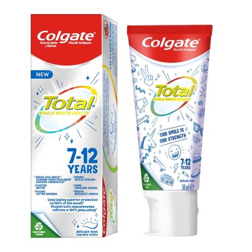 Colgate Palmolive TOTAL Pasta do zębów JUNIOR 7-12 lat, 50 ml 8718951433120