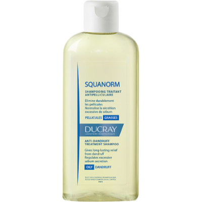 Ducray Squanorm szampon przeciw tłustemu łupieżowi 125ml