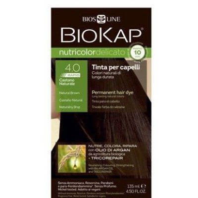 Bios Line S.P.A Biokap Nutricolor Rapid 4.0 Naturalny Brąz 135 ml