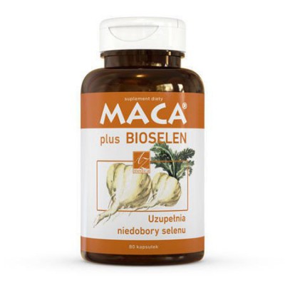 MACA PLUS BIOSELEN - 80 kapsułek >> WYSYŁKA W 24H 