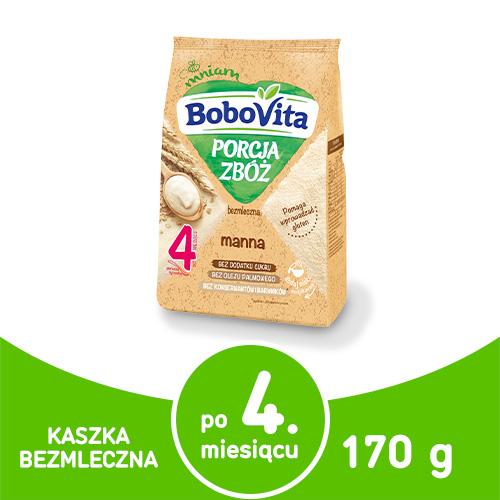 Bobovita (Nutricia) Porcja Zbóż Kaszka bezmleczna manna 170g 101791