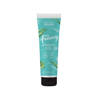 Barwa Nawilżający krem do rąk Aloes i gliceryna - Natural Hand Cream Nawilżający krem do rąk Aloes i gliceryna - Natural Hand Cream