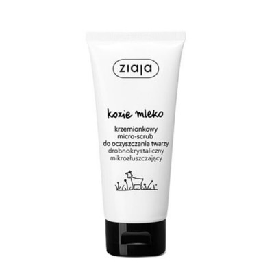 Ziaja kozie mleko krzemionkowy micro-scrub do oczyszczania twarzy 75 ml