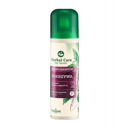 Herbal Care Suchy szampon pokrzywa do włosów przetłuszczających się 180 ml