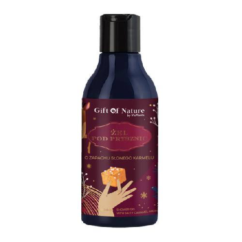 Green Pharmacy Pharm Vis Plantis Gift Of Nature Żel pod prysznic o zapachu słonego karmelu edycja świąteczna 300ml