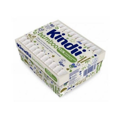 Cleanic Kindii Kindii Bamboo Ekologiczne patyczki dla niemowląt 60szt