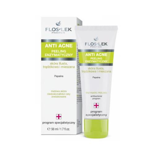 Flos-Lek Anti Acne Ideal Skin: Peeling enzymatyczny 50ml