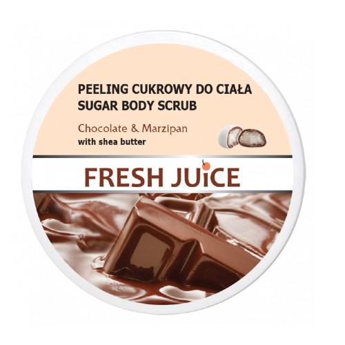 Elfa Pharm Fresh Juice Peeling cukrowy do ciała Chocolate & Marzipan z masłem shea 225 ml 7079751