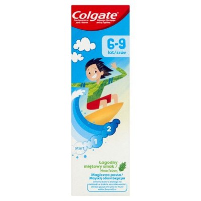 Colgate Palmolive Pasta do zębów dla dzieci Łagodna Mięta (6-9 lat) 50ml 327869