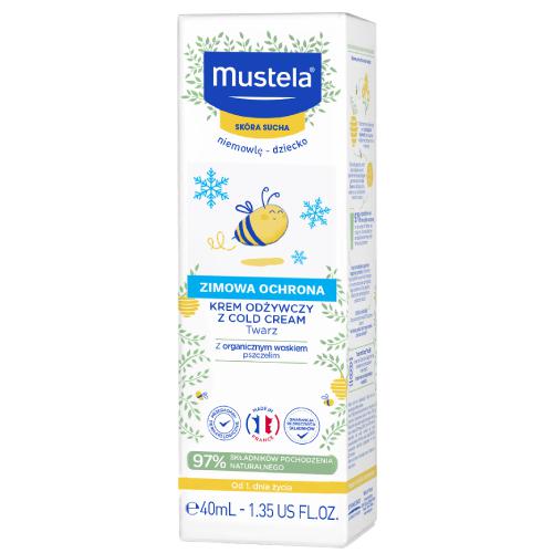 Mustela Bebe-Enfant, krem odżywczy z Cold Cream, 40 ml Duży wybór produktów | Dostawa kurierem DHL za 10.90zł !!!| Szybka wysyłka do 2 dni roboczych! |