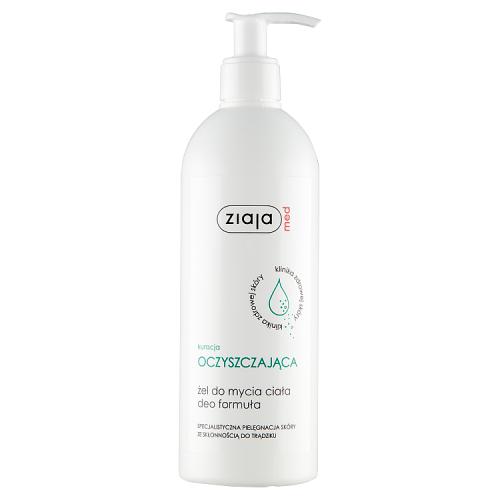 Ziaja LTD. Z.P.L. SP. Z 0.0. Med Kuracja antybakteryjna Żel oczyszczający do mycia ciała deo formuła 400 ml 7070106