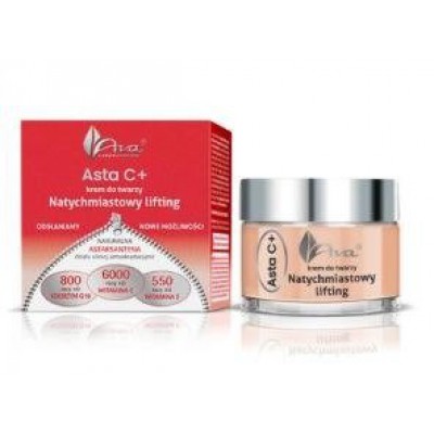 Ava Labolatorium ASTA C+ Krem do twarzy Natychmiastowy lifting 50 ml