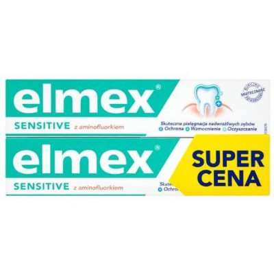 Gaba International Elmex Pasta do zębów Sensitive 2 x 75 ml