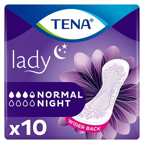 SCA Tena Lady Normal Night, podpaski specjalistyczne, 10 sztuk |TYDZIEŃ Darmowej dostawy od 99,99 zł !!! 9096895