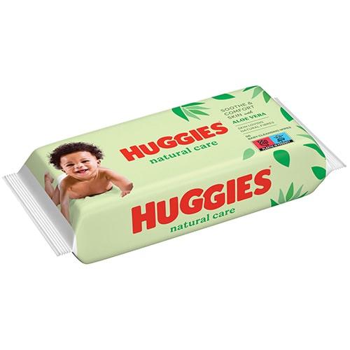 Huggies Huggies Nawilżane chusteczki Natural Care hypoalergiczne 56 szt.