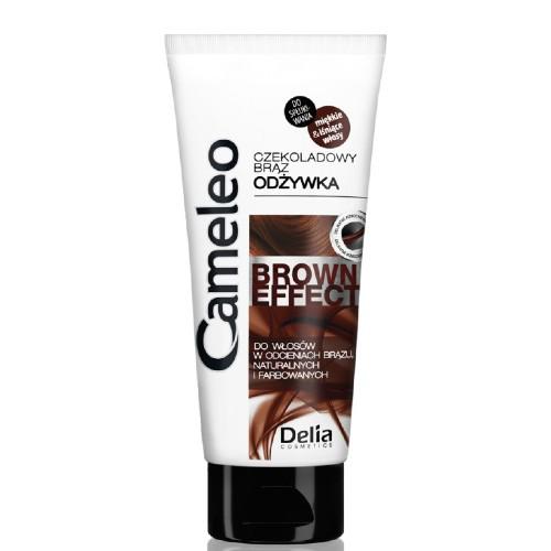 DELIA CAMELEO BROWN EFFECT DELIKATNIE BRĄZOWE ODŻYWKA 200ML