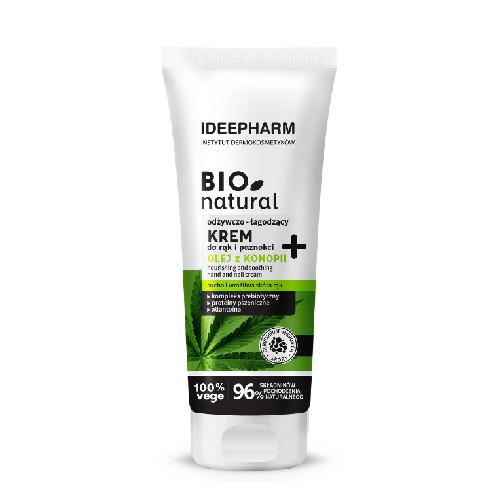 Ideepharm BIO natural Krem do rąk i paznokci odżywczo-łagodzący do skóry suchej i wrażliwej, 100ml