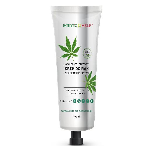BIOXON BotanicHelp Krem do rąk z olejem konopnym nawilżająco-odżywczy, 100ml