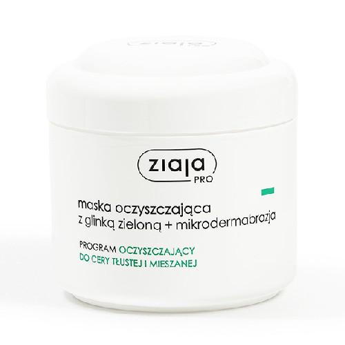 Ziaja Pro maska oczyszczająca z glinką zieloną + mikrodermabrazja 250ml