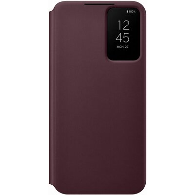 Samsung Etui Smart Clear View Cover do S22+ Burgundy