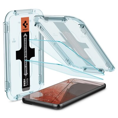 Spigen Szkło hartowane Glas.TR EZ Fit 2-Pack do Samsung Galaxy S22