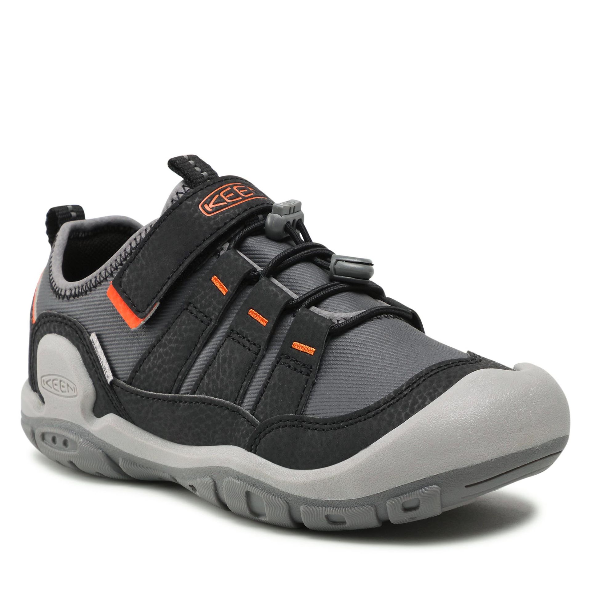 Keen Półbuty Knotch Hollow 1025881 Steel Grey/Safety Orange