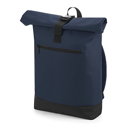 BagBase Unisex's BG855FNAV plecak na rolce, francuski granatowy, średni