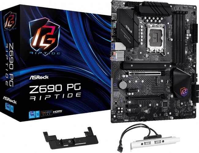 ASRock Płyta główna Z690 PG Riptide s1700 4DDR4 DP M.2 ATX Z690 PG RIPTIDE