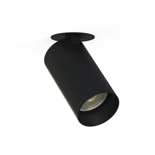 Nowodvorski Lampa 1 punktowa podtynkowa MONO SURFACE I 10W GU10 czarny 7833
