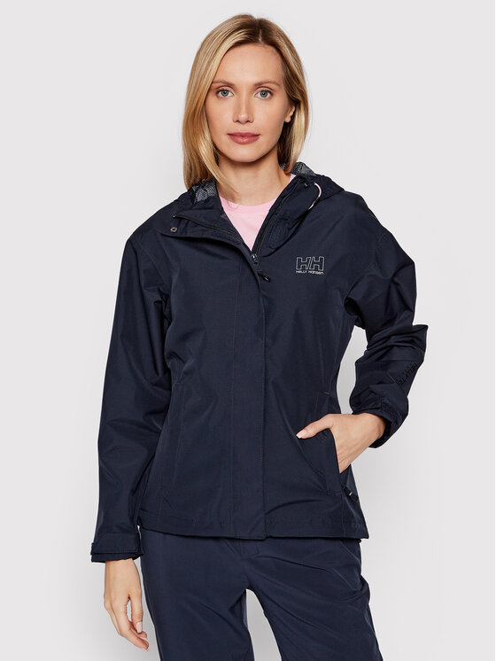 Helly Hansen Kurtka przeciwdeszczowa Seven 62066 Granatowy Regular Fit