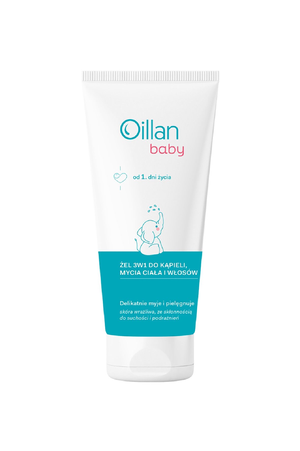 Oillan Baby Żel 3w1 do kąpieli, mycia ciała i włosów  200 ml