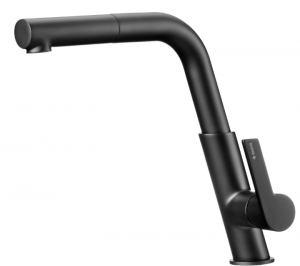 Deante BQS N73M BAT SILIA NERO ZLEWOZMYWAKOWA Z PROSTOKą.TNą WYLEWKą Z WYCIą.GANą SŁUCHAWKą SIERPIE$701 2021