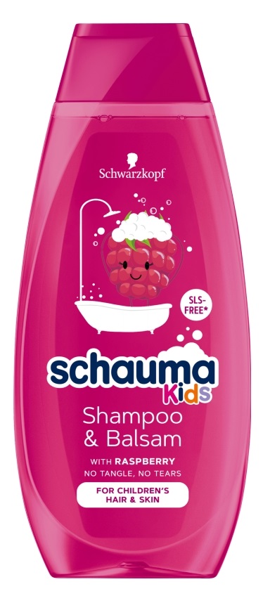 Schauma Schwarzkopf H KIDS SZAMP.Malinowy 400ml&