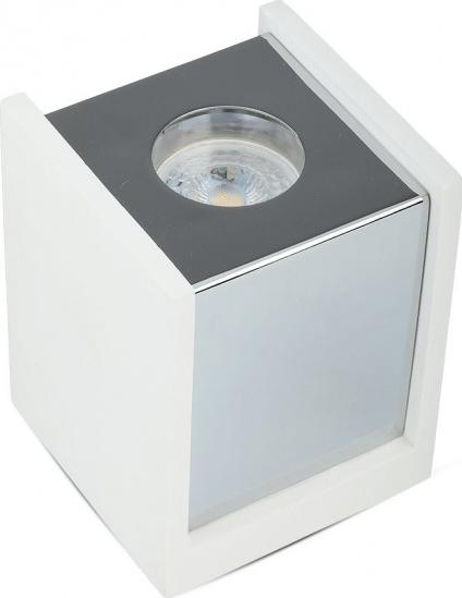 Lampa sufitowa V-TAC reflektor natynkowy VT-860 GU10 35W 10 x 13 cm IP20 biały/chrom