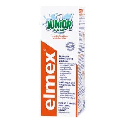 Elmex A & D PHARMA POLAND SP. Z O.O. Junior Płyn do płukania jamy ustnej, 400ml