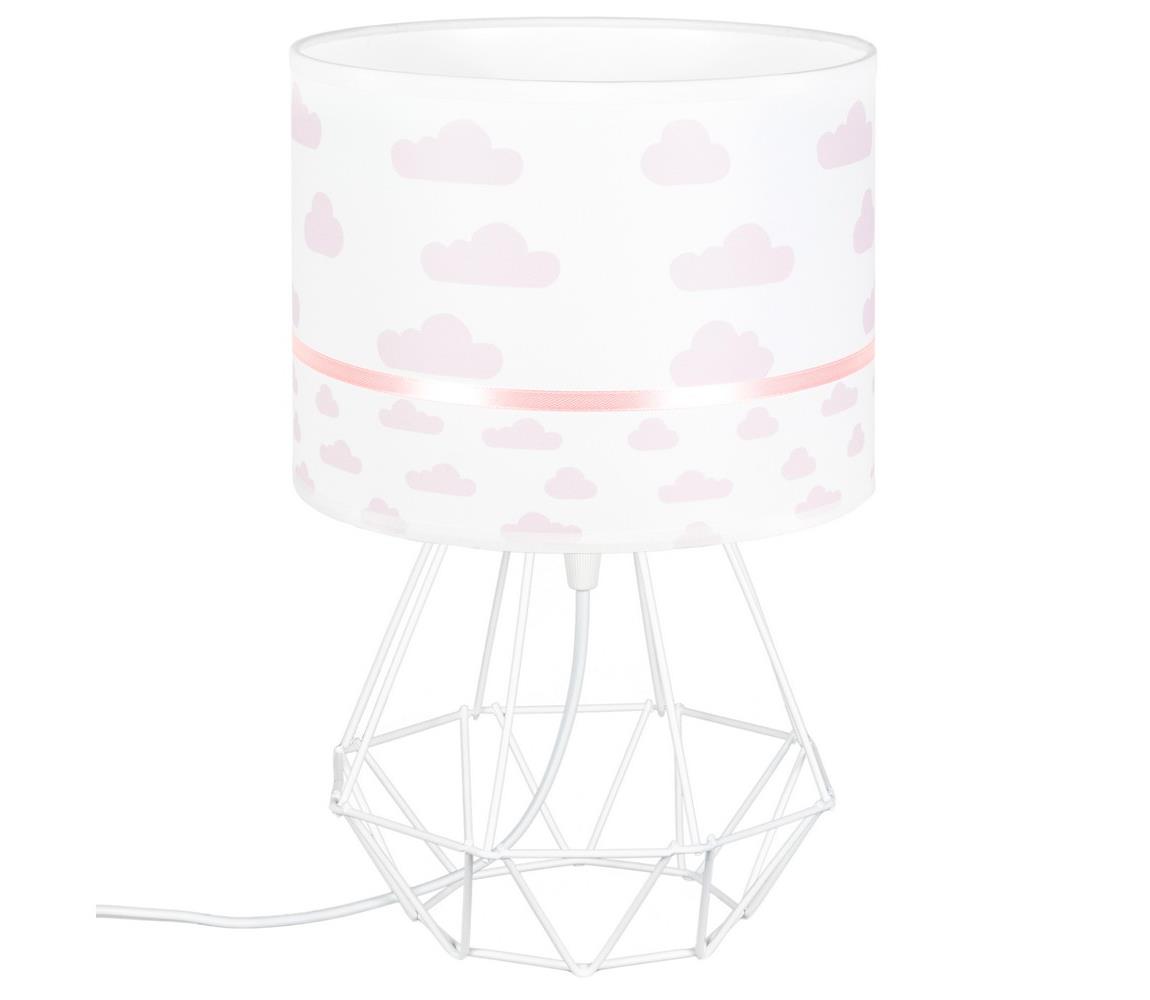 Lampka dziecięca PIKKI 1xE27/60W/230V różowy