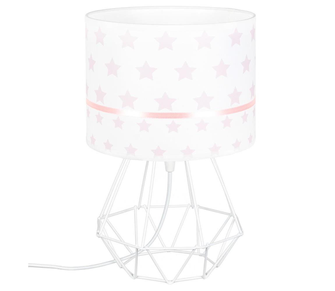 Lampka dziecięca PIKKI 1xE27/60W/230V różowy