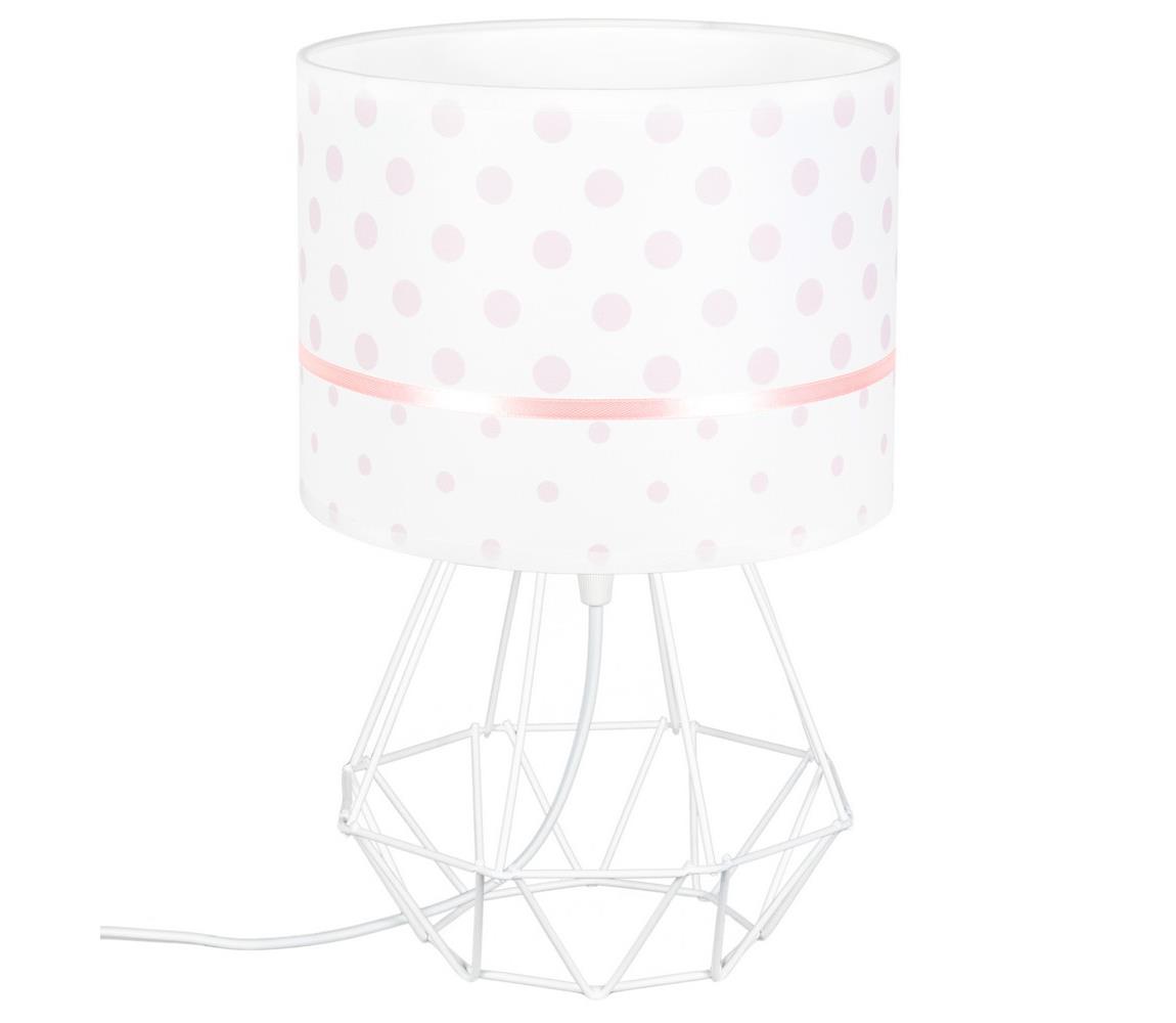 Lampka dziecięca PIKKI 1xE27/60W/230V różowy