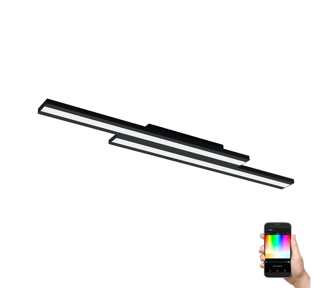 EGLO connect Saliteras-Z lampa sufitowa LED czarna