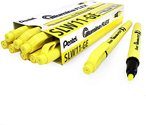 Illumina Flex Twin Tip zakreślacz, żółty atrament, opakowanie 10 długopisów