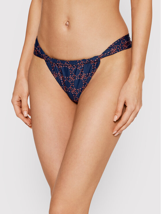 Guess Dół od bikini E2GO18 MC04R Granatowy