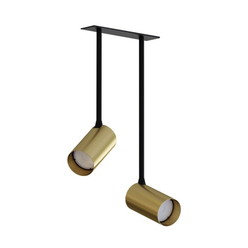 Nowodvorski Mono Surface Long 7743 plafon lampa sufitowa spot 2x10W GU10 czarna