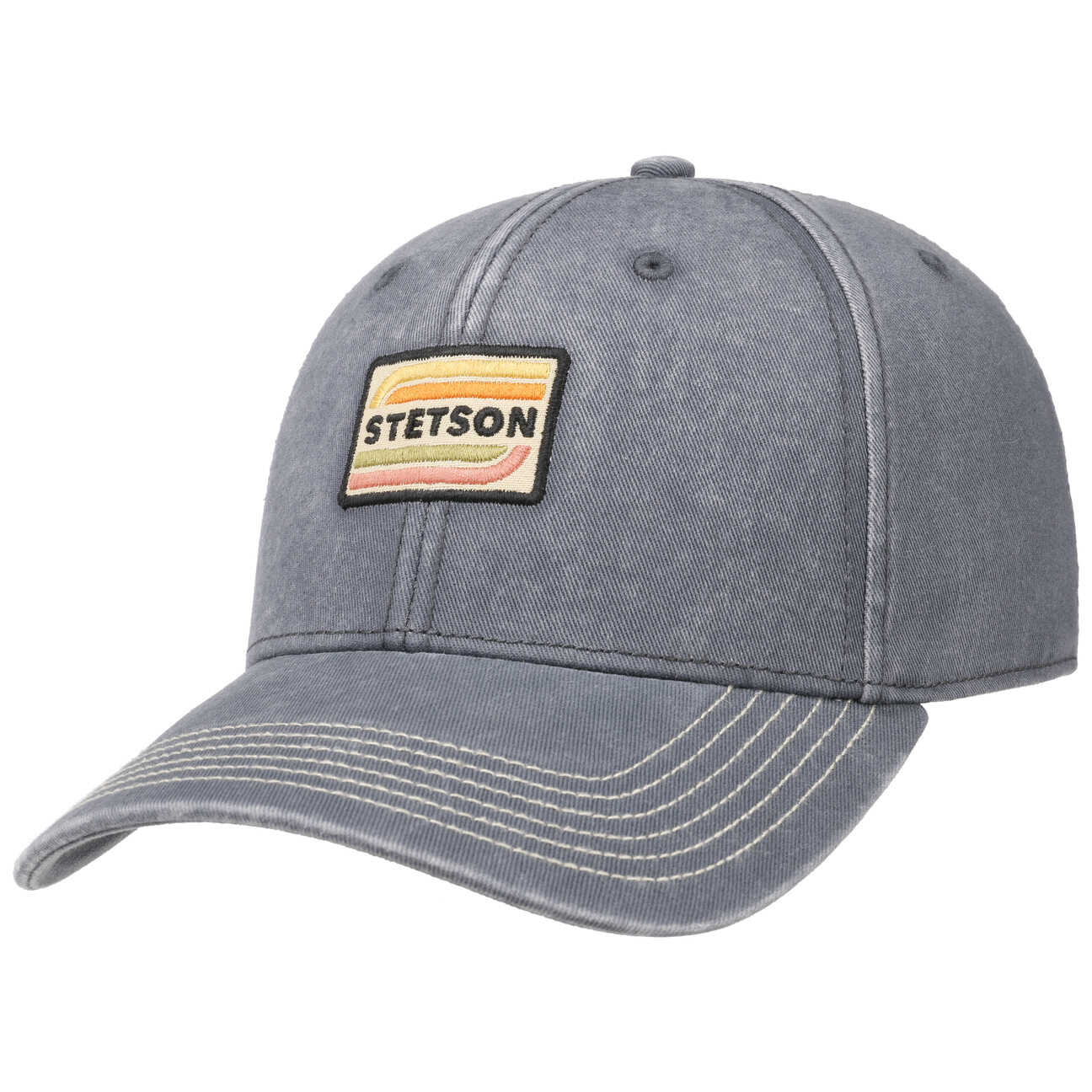 Czapka Lenloy Cotton by Stetson, szary, One Size