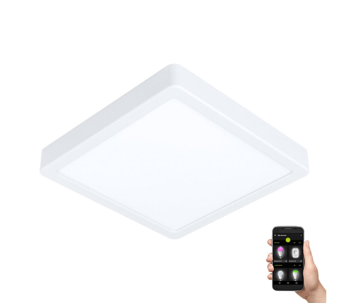 EGLO connect Fueva-Z lampa sufitowa 21x21cm biała